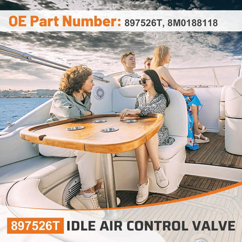 Idle Air Control Valve For Mercury Outboard 4-Stroke Engines 65HP Through 150HP Replacement OE 8M0188118