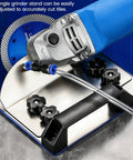 45 Degree Tile Chamfering Tool Kit For Angle Grinders With 5 Saw Blades 39 Inch Hose Gloves Screwdriver Washers Adapters