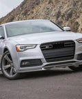 Audi with Front Bumper Lip Splitter Spoiler Kit For A5 S5 A4 S Line B8 Series 2008 2017 Gloss Black 3 Piece Chin Air Dam Body Kit
