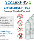 Heavy Duty Salt Free Hard Water Filter Kicks Lime Buildup Fast While Scrubbing Chlorine From Your Pipes using activated carbon.
