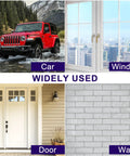 Pro Level EPDM Backer Rod Sealing Driveway Cracks Expansion Joints And Gaps 1/4 Inch By 100 Feet used on various surfaces like cars, windows, doors, and walls.