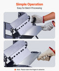 Using the Box And Pan Brake For Sheet Metal Bending Up To 12 Inches Wide With 20 Gauge Mild Steel Capacity 0 To 135 Degree Adjustable Heavy Duty Aluminum Folder With 5 Fingers.