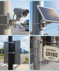 Rock Solid Heavy Duty Sign Mounting Brackets For Large Poles 4 To 15 Inches Stainless Steel Clamp Kit on utility poles