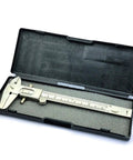 Vernier Caliper Stainless Steel Non Digital Workhorse For Metric And Imperial Measurements Inside Outside Depth And Step Gauging in a case