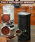 Professional Electric Espresso Tamper Machine With Heavy Duty Stainless Steel Coffee Press And Adjustable Pressure Control for consistent brewing.