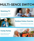 Rechargeable Bluetooth Hearing Aids For Seniors Neckband Earphones Hands Free 2 In 1 Hearing Amplifier scenarios image
