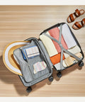 Open Hardside Carry-On Luggage 21 Inch With Multi-Directional Wheels Expandable Up To 25 Percent More Space Scratch-Resistant Surface