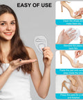 Woman holding Metatarsal Pad Set For Women Ball Of Foot Cushions Non Slip High Heel Inserts For Metatarsalgia And Mortons Neuroma