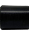 Side view of Slide Gate Guide Roller 3 Inch Black Hard Nylon UHMW Rollers With C Bracket, showing sealed ball bearing.