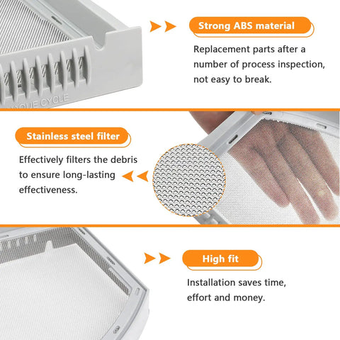 Stainless Steel Dryer Lint Filter Screen Replacement For GE Hotpoint Dryers, Upgraded Heavy Duty Lint Trap Fits GTX GTD Series Models