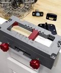 Dual Clamping Door Hinge Jig Plus Hinge Mortiser For Standard Doors Easy Setup Complete Installation Kit