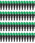 60 Piece Drip Emitter Flag Drippers For Trees And Shrubs 4 GPH Irrigation System Pack Green Durable Plastic Easy To Install