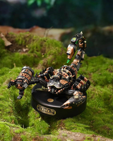 Emperor Scorpion 3D Metal Model Kit Dope Steampunk Mechanical Puzzle For Adults And Kids, Build It Yourself DIY Gift, Electric Gear Toy With Adjustable Tail, Majestic Sting, Moveable Appendages For A Realistic Metal Craft Adventure.