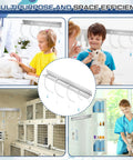 Endotracheal Tube Holder Rack For Veterinary Use, Stainless Steel Wall Mount Organizer For Fast Access displayed in clinic.