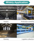 240W LED High Bay Light UFO Ceiling Lamp 36000LM UL DLC Certified IP65 Waterproof for factory and workshop applications