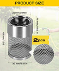 2 Pack 25mm Garden Hose Strainer Inline Filter Heavy Duty For Livewell Pumps And Sprayers Debris Catcher Water Filter