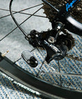 Pair Of Telescoping Inspection Mirrors Extend To 28 Inches With 360 Degree Rotation inspecting a bicycle gear area