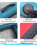 4.2 Square Meters Inflatable Wing Foil Sail with handle, safety valve, window design, and reinforced stitching details