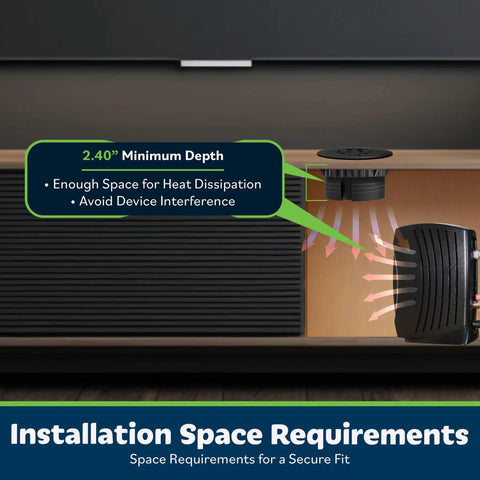 GaN Desk Grommet Power Hub With 65W USB C PD 2 USB A Ports And Duplex Outlet 3 Inch Circular Grommet installation guide