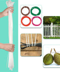 Heavy Duty Zip Ties 50 Pack 24 Inch Nylon Cable Ties For Outdoor Use Industrial Strength White Tie Wraps displaying uses