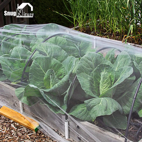 Ultra Fine Garden Netting 10x33ft Mosquito Bird Barrier For Fruits Veggies And Flowers No Fuss Critter Proof White Row Cover