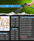 KOOTANS brass hose barb fittings kit, 80 pcs with clamps; includes 1/8–1/2 in barbs and MNPT adapters