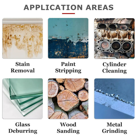 Application areas for Six Pack 4 Inch Stripping Discs for Angle Grinder 5/8 Inch Arbor Rust and Paint Removal Wheel.