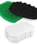 All In One Pond Filter Maintenance Kit For Outdoor Ponds 600 To 900 Gallons, 3 Stage Filtration With Foam Filter Pads And Polymer Wool