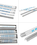 12 Piece Conveyor Belt Lacing Fasteners With Stainless Steel Wire Hook Pins, PVC PVK PU Lightweight Belts, Easy Install, 12 Inch