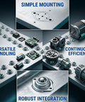 Image of 20 Pcs Carbon Steel Ball Transfer Units Set Screw Mounted Roller Ball Bearings For Conveyor Systems Universal Rotation Casters