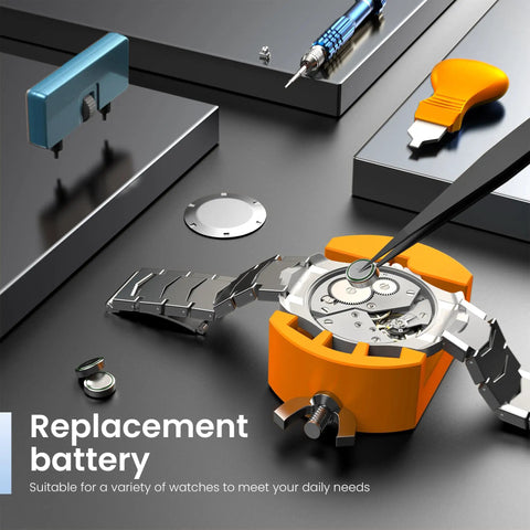 Comprehensive Pro Grade Watch Repair Kit For Battery Replacement And Link Removal Resizing Opening Case Back Remover Spring Bar Tool