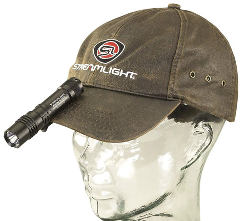 Dual Fuel ProTac 350 Lumen Tactical Light For Everyday Carry Powers From CR123A Or AA Battery High Low Strobe Modes Black on cap