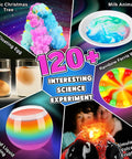Science Kit For Kids With 120 Hands On Experiments And Scientist Costume Role Play STEM Educational Toy Set For Boys And Girls