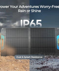 Portable 100 Watt Solar Panel With Kickstands For Camping And Off Grid Power Stations 25 Percent Efficient N Type Cell Tech