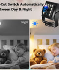 1080P USB Camera With 60FPS High Speed Capture, 170 Degree Fisheye Wide Angle, IR Night Vision And Auto IR Cut Day Night Comparison