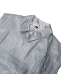 Pro Grade Lame Fencing Vest For Foil And Saber Practice And Competition, close-up of metallic fabric and collar design