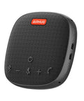 Black Conference Bluetooth Speakerphone with 360 Degree Voice Pickup, USB C Plug and Play, noise reduction, side view details