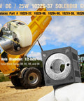 10V DC 25W Solenoid Coil For Valve Stem Series 08 80 88 98 Replacement For Dump Trailers Hydraulic Power Units
