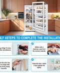 Upgraded 5304507201 freezer door gasket installation steps in kitchen