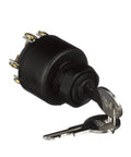 Ignition Starter Switch With Push To Choke for Johnson Evinrude Outboard Motors Six Terminal Marine Ignition Includes Two Keys