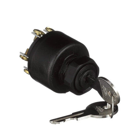 Ignition Starter Switch With Push To Choke for Johnson Evinrude Outboard Motors Six Terminal Marine Ignition Includes Two Keys