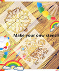 Two transparent blank stencil sheets for laser cutting; 12x12 inches, 10 mil PET/Mylar.