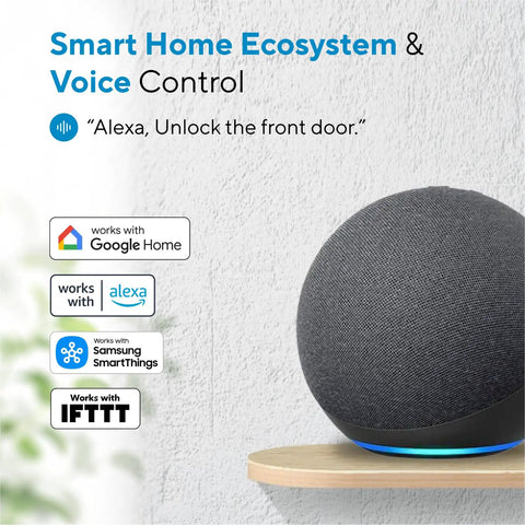 Smart Lock WiFi Bridge For Remote Access And Voice Assistant Control Works With Alexa SmartThings Google Assistant And IFTTT Notifications
