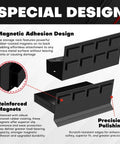 Magnetic Toolbox Tray Organizer Set 4 Piece With Shelves And Holders For Cabinet Side Shelf Storage Van Workshop design features
