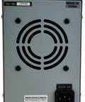 Back view of Programmable DC Power Supply 0-30V 0-5A with vent and power input, showcasing pro grade bench design.