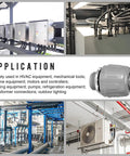 Half Inch Liquid Tight PVC Conduit Connector Set with 180 Degree Flexible Fittings for HVAC and industrial applications