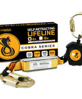 6 Foot Cobra Web Self Retracting Lifeline No Tangle Web Class 1 SRL Fall Protection Lanyard ANSI OSHA Compliant Safety Gear
