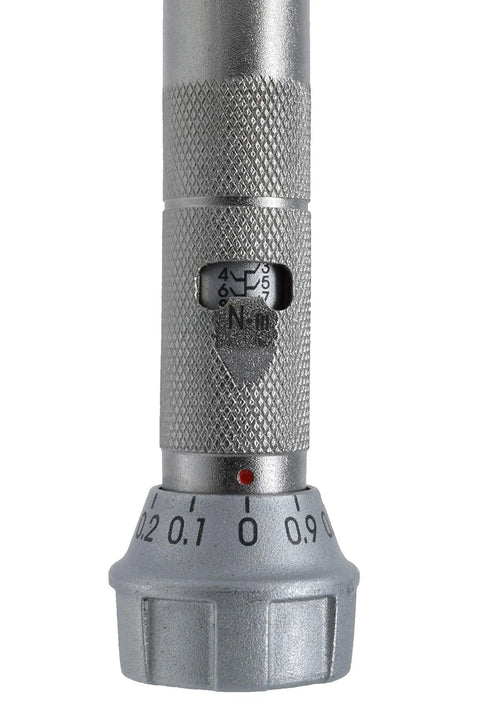 Adjustable Torque Wrench 3-15 Nm With Metal Handle, Precision Click, One Quarter Inch Square Drive, 0.1 Nm Graduations Knob