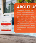Glass And Tile Shield Gallon Protectant with pool background showing protection for tiles and rock water features.