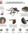 Pro Series Deburring Blades Set Of 10 BS1010 For Steel Aluminum And Plastic 62-64 HRC Tempered High Speed Steel Blades